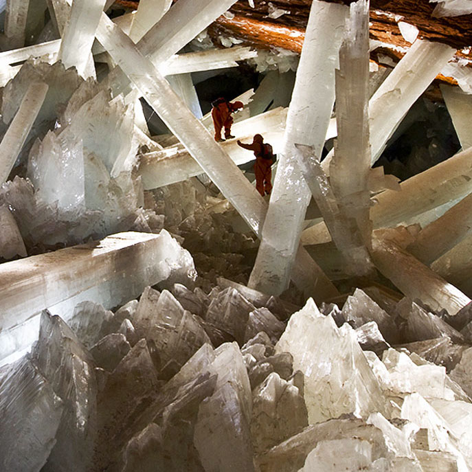 Naica Crystal Caves Mexico modern design by