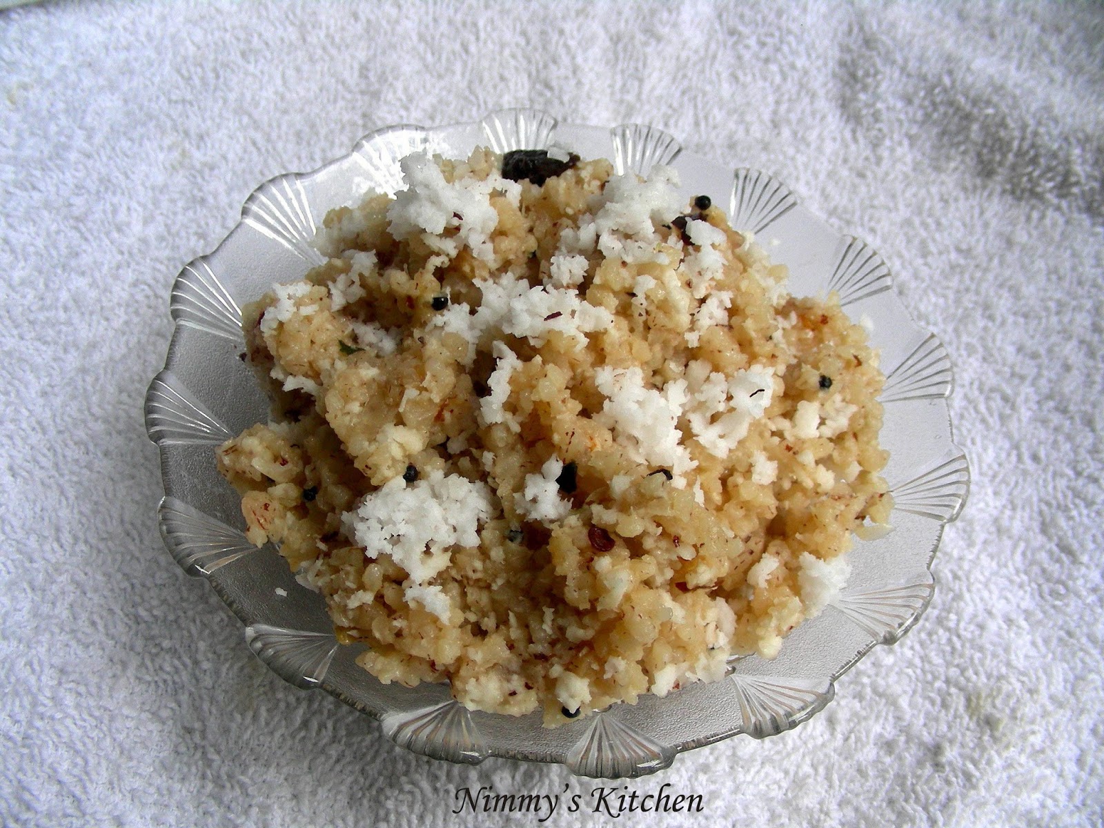 Nimmy's Kitchen: Broken Matta Rice Upma