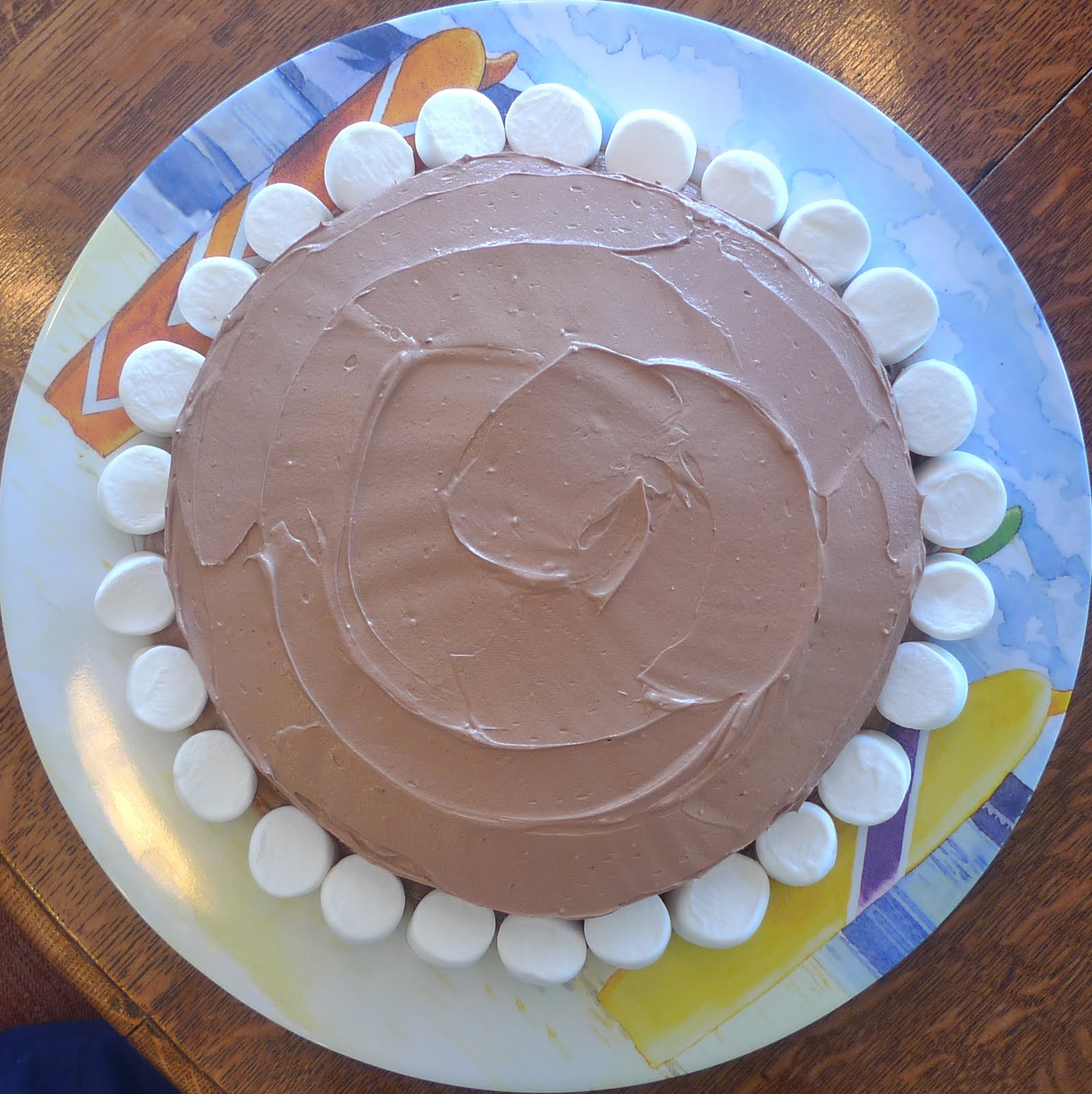 siriously delicious Rich Chocolate and Toasted Marshmallow Cake with