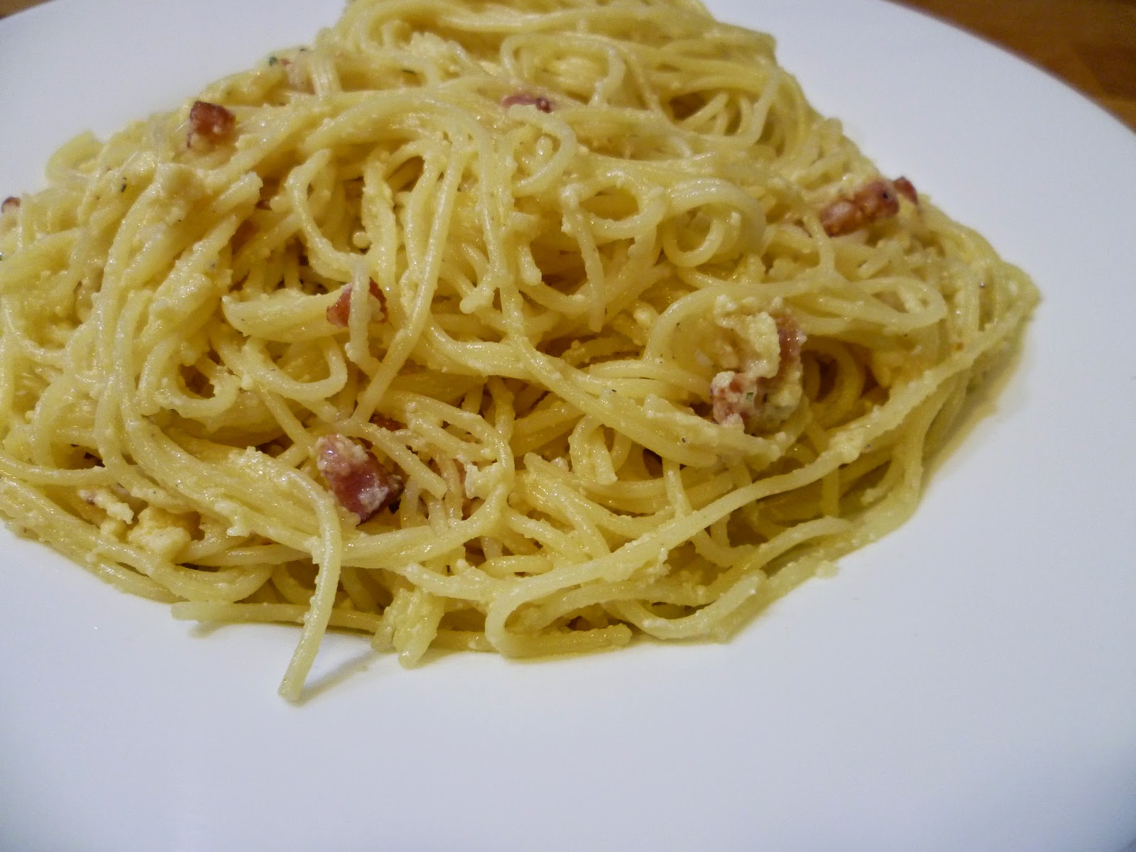  Espaguetis a la carbonara