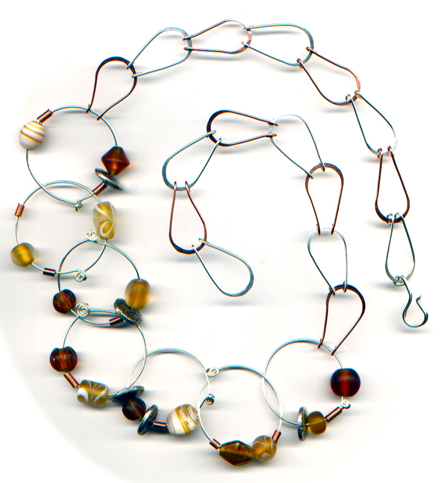 WireWorkers Guild Bead Wheel Necklace
