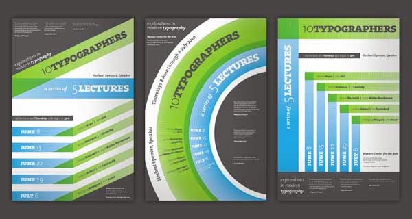 Typography Lecture Poster Series Typography Lecture Poster Series