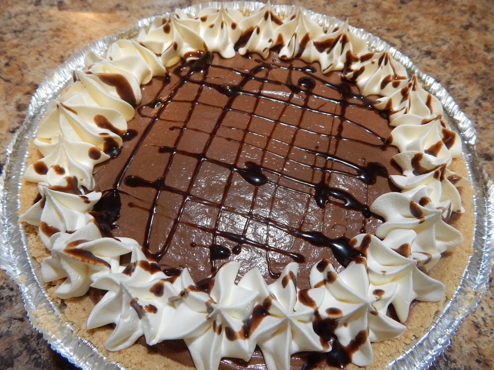 Luscious Bites No Bake Creamy Nutella Pie