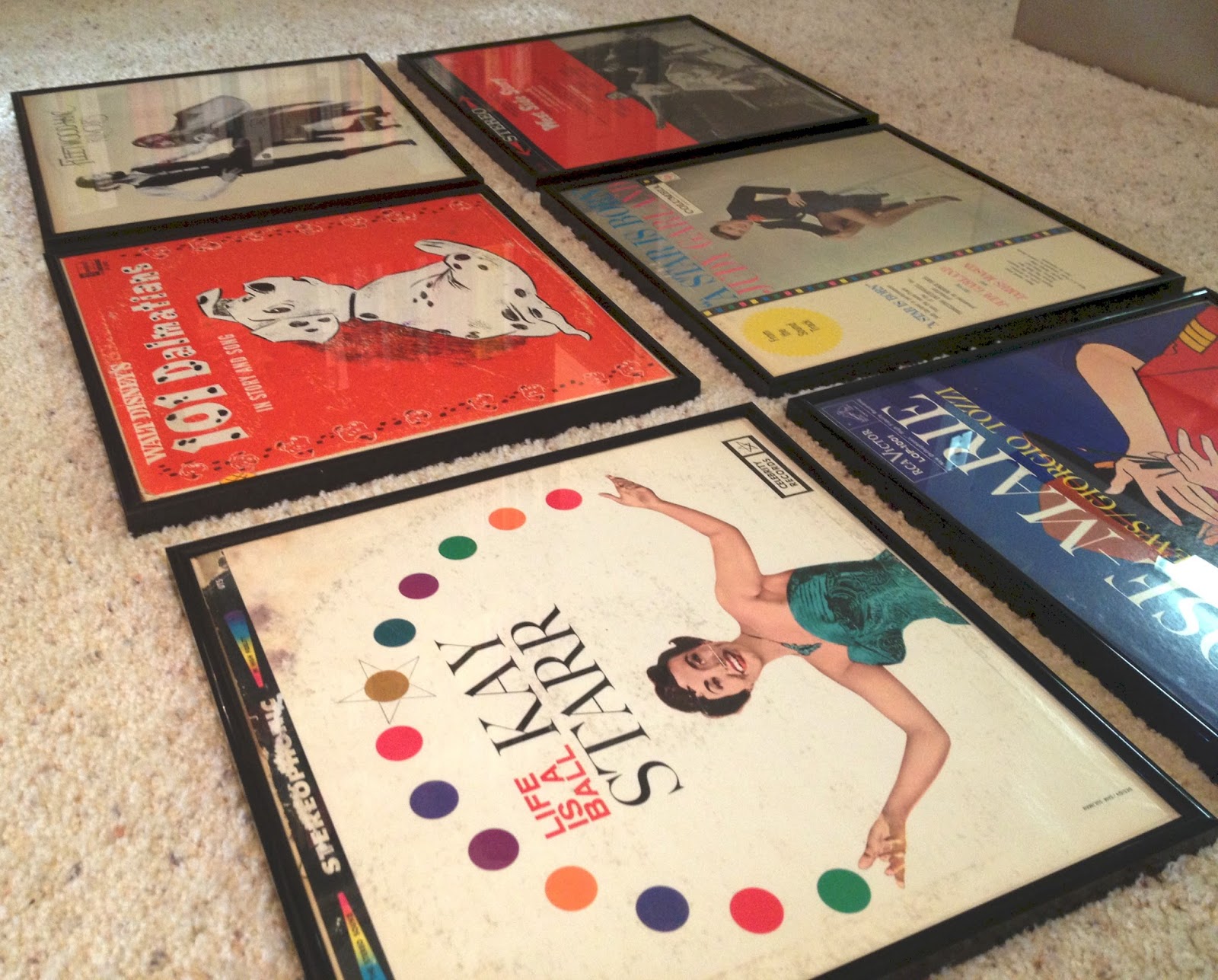 My Favorite Things Vintage Vinyl Wall Art