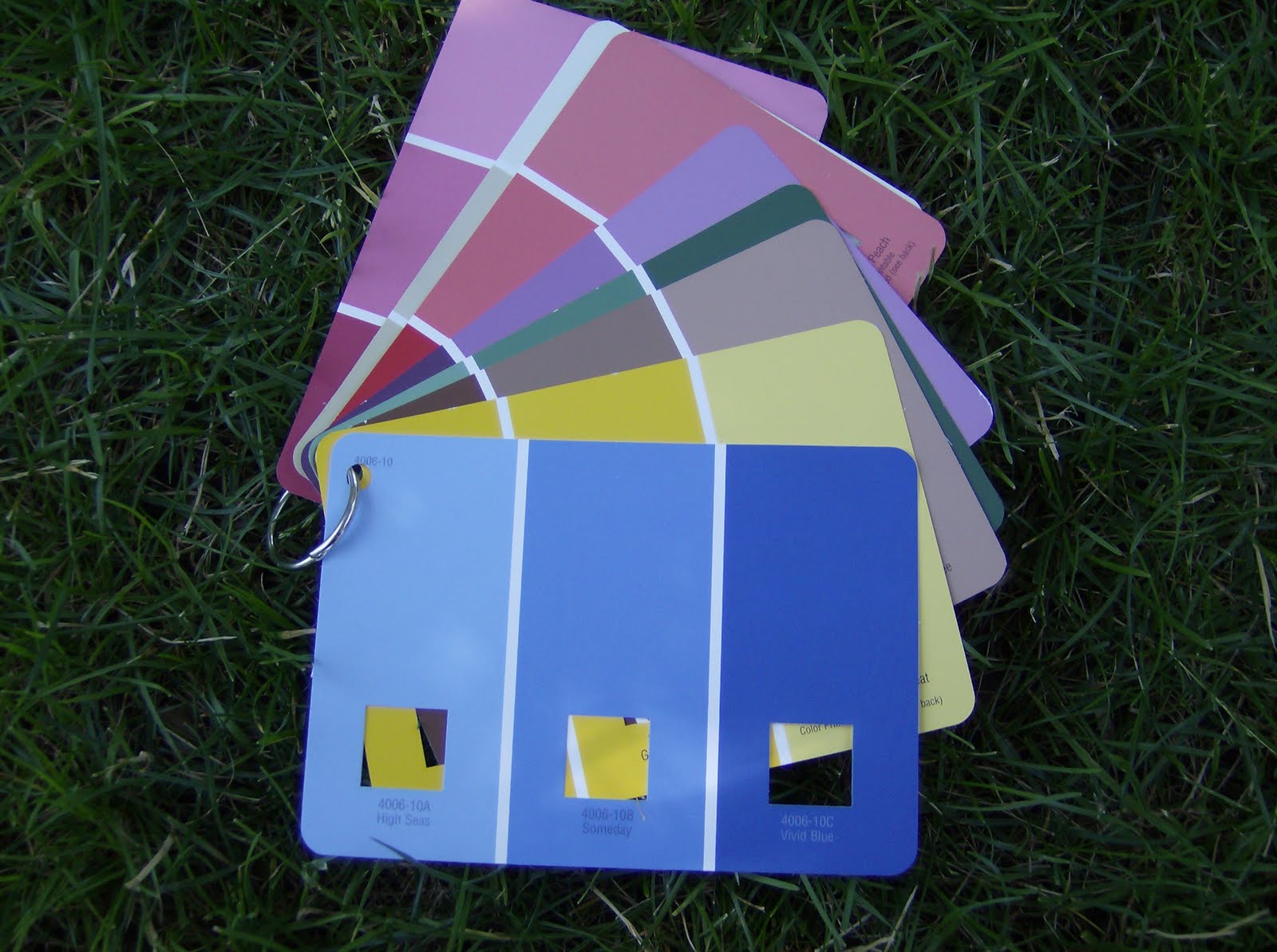 Life of a Modern Mom Paint Chip Color Match!