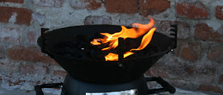 Gusting winds while lighting the BBQ Gusting winds while lighting the BBQ