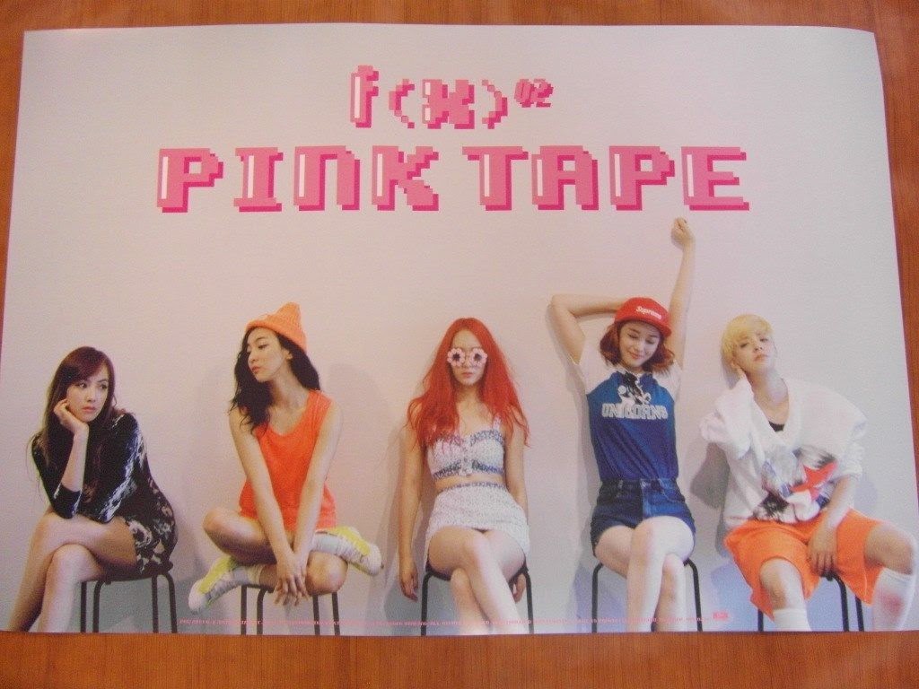 f(x) Pink Tape Official Poster Kpop Dream House