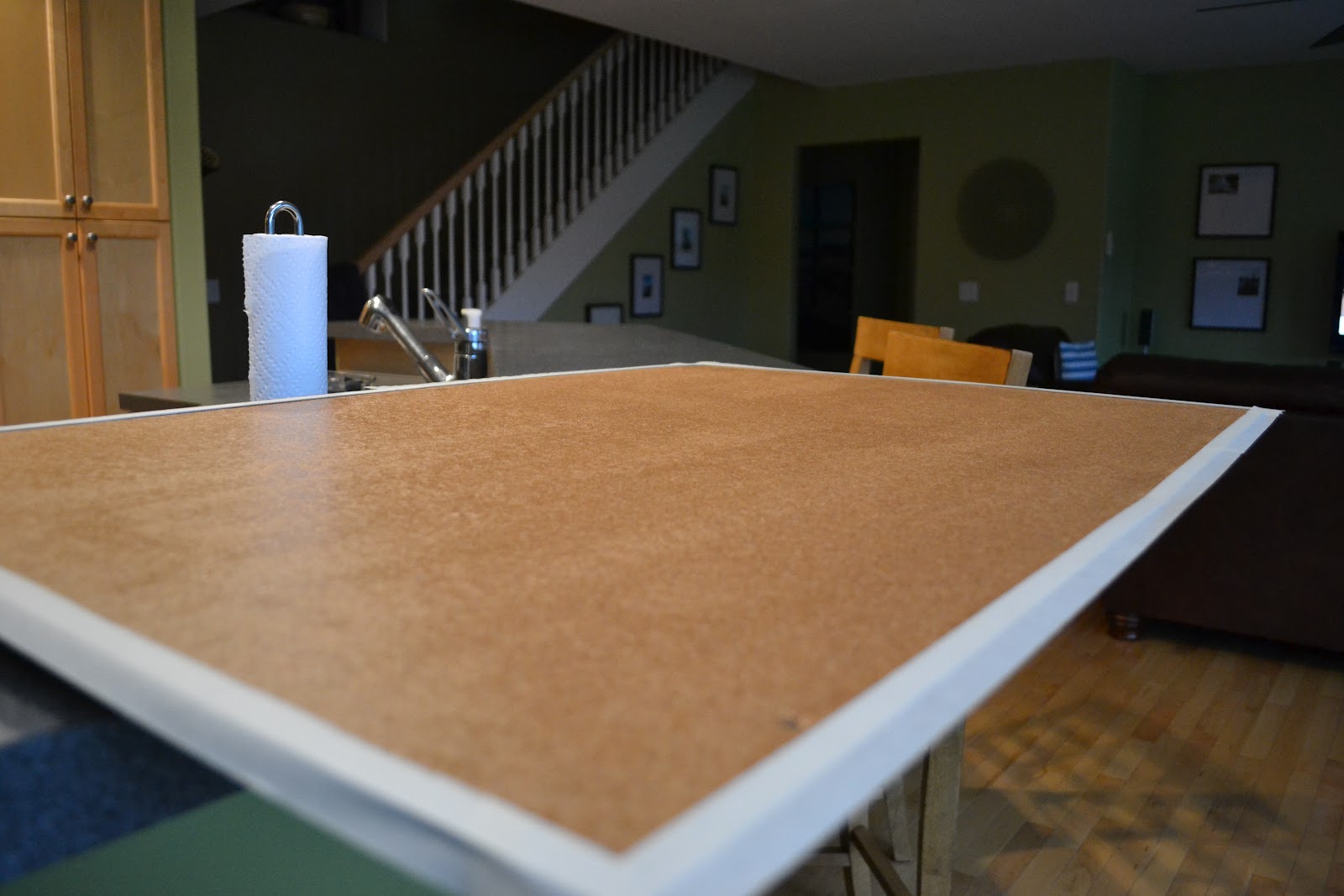 Off for the Season How to Paint a Cork Board.