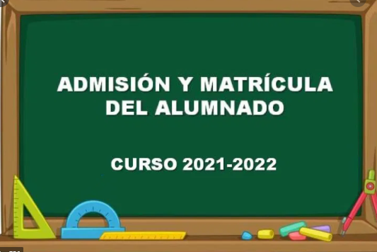 Admisión de alumnos 2021-22