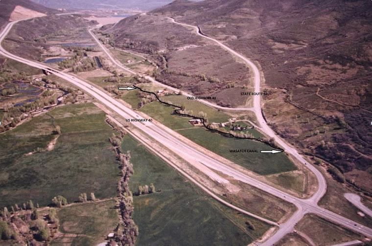 Nearly a mile of stream lost off the old Highway 40