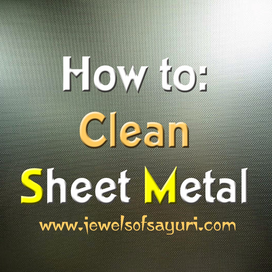 How to clean brass and copper sheets