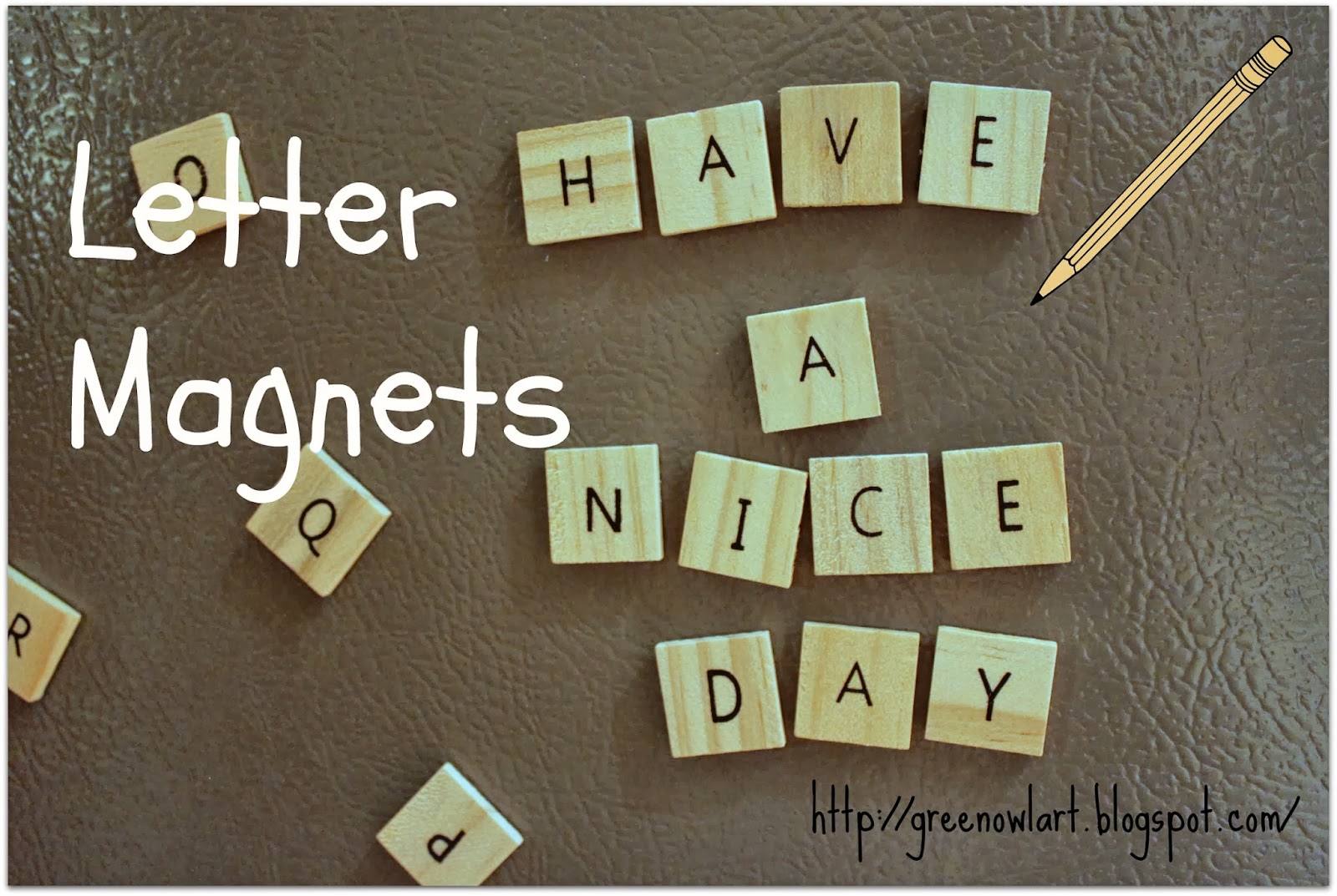 Green Owl Art Letter