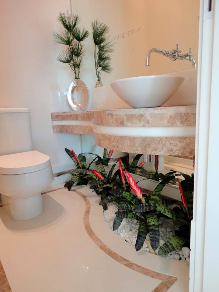 Casa Clean Jardim de Inverno Permanente! Com Plantas Artificiais Casa Clean Jardim de Inverno Permanente! Com Plantas Artificiais
