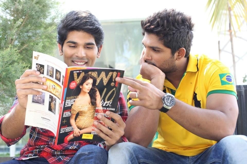 Allu Arjun and Allu Sirish Wow Magazine Photo Stills |Live Updates|