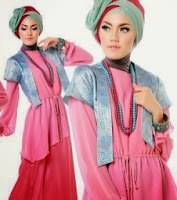 Busana muslim lebaran 2014 Remaja pink blink-blink Busana muslim lebaran 2014 Remaja pink blink-blink