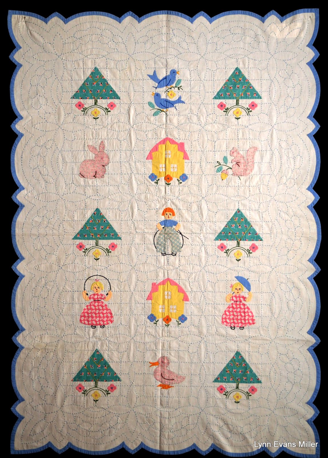 QuiltsVintage and Antique Paragon Crib Quilt