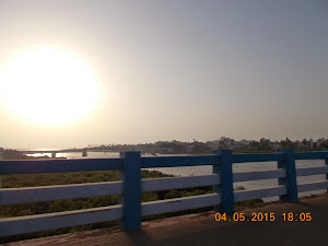 View of "Old Bridge" from new "Rajiv Gandhi  Seetu Bridge".