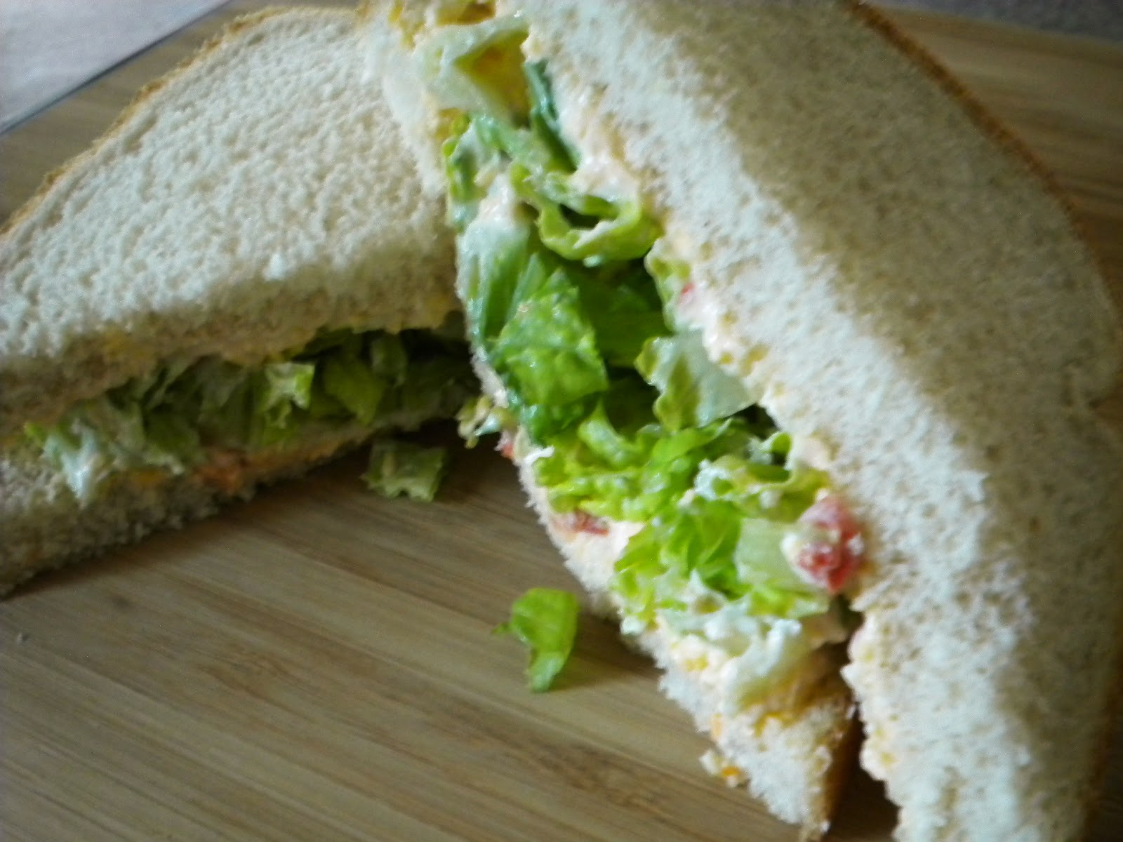 In My Kitchen A Dressed Up Lettuce Sandwich