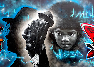 Michael en el arte urbano Michael+Jackos+2
