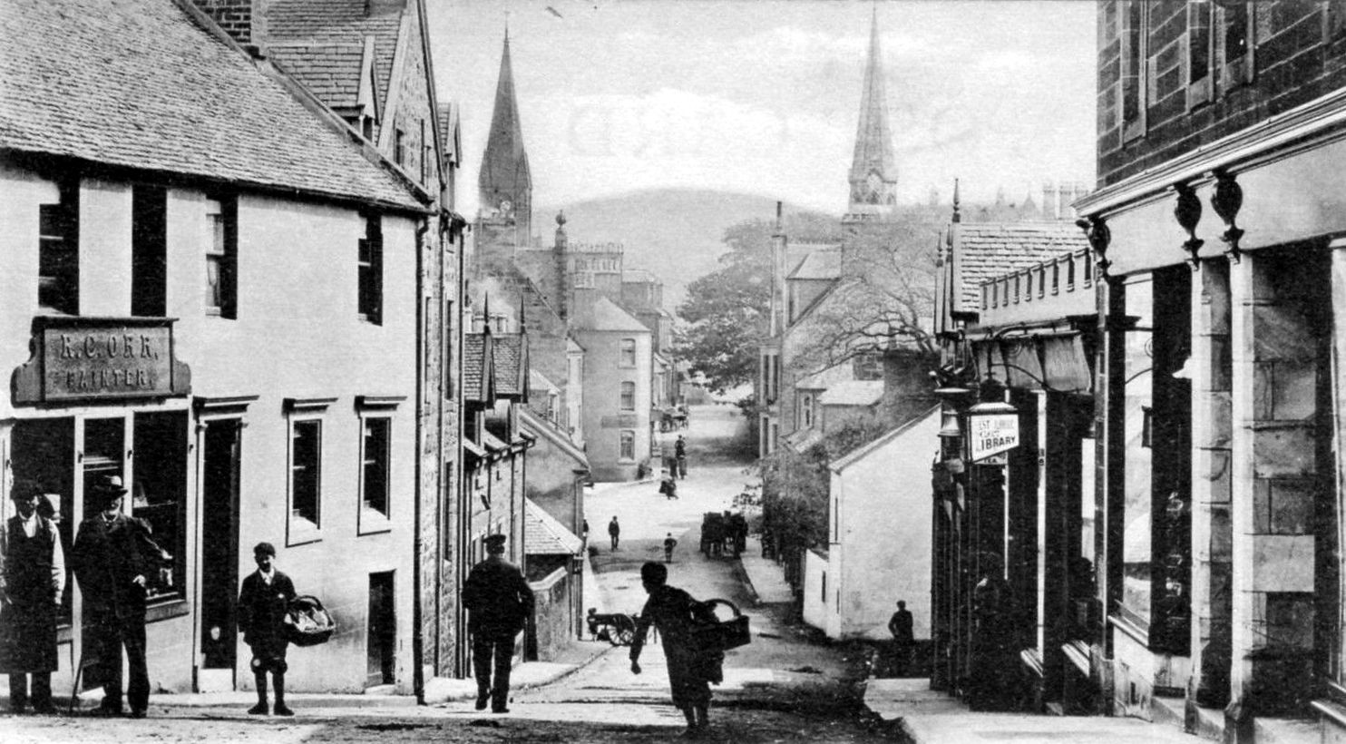 Tour Scotland Photographs Old Photographs Main Street West Kilbride