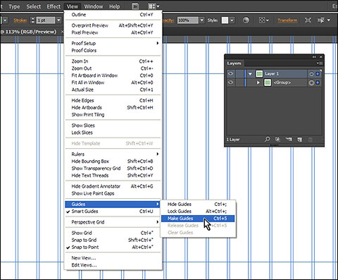 Convert paths to real guides Convert paths to real guides