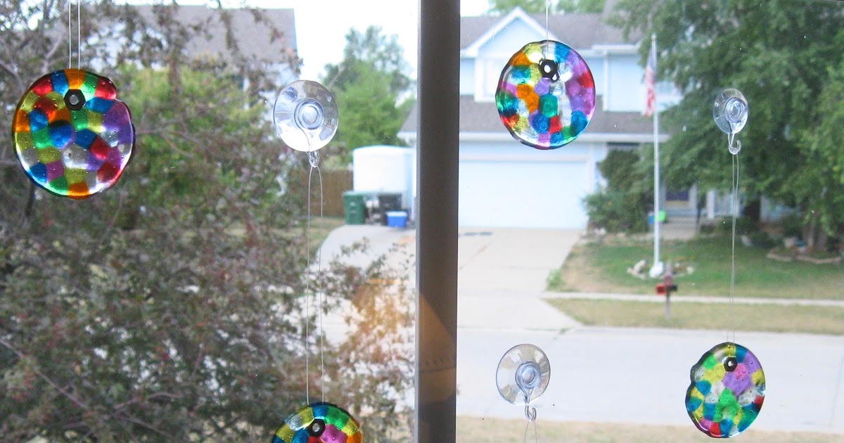 Sarah Jane's Craft Blog Plastic Pony Bead Suncatchers