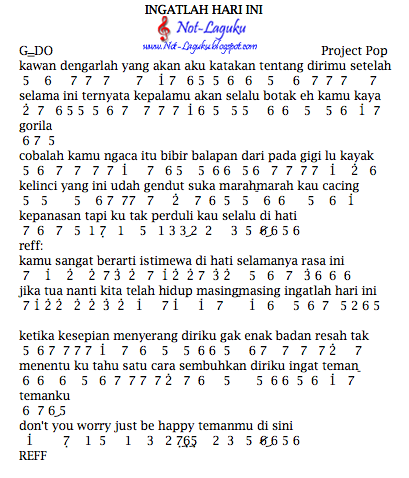 Project Pop Ingatlah Hari Ini Bcg Music