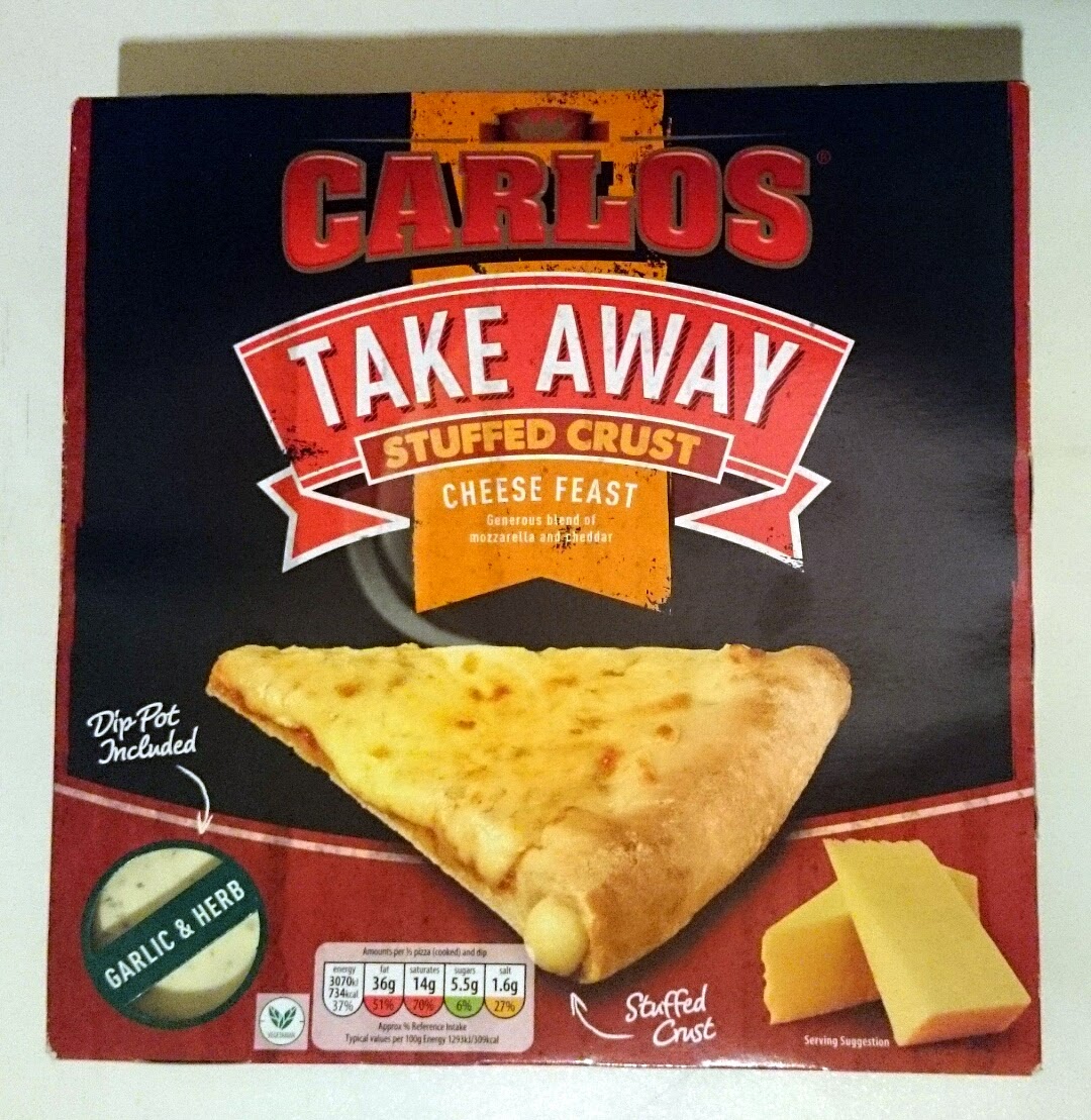 Aldilicious Product Review Carlos Take Away Stuffed Crust Pizza