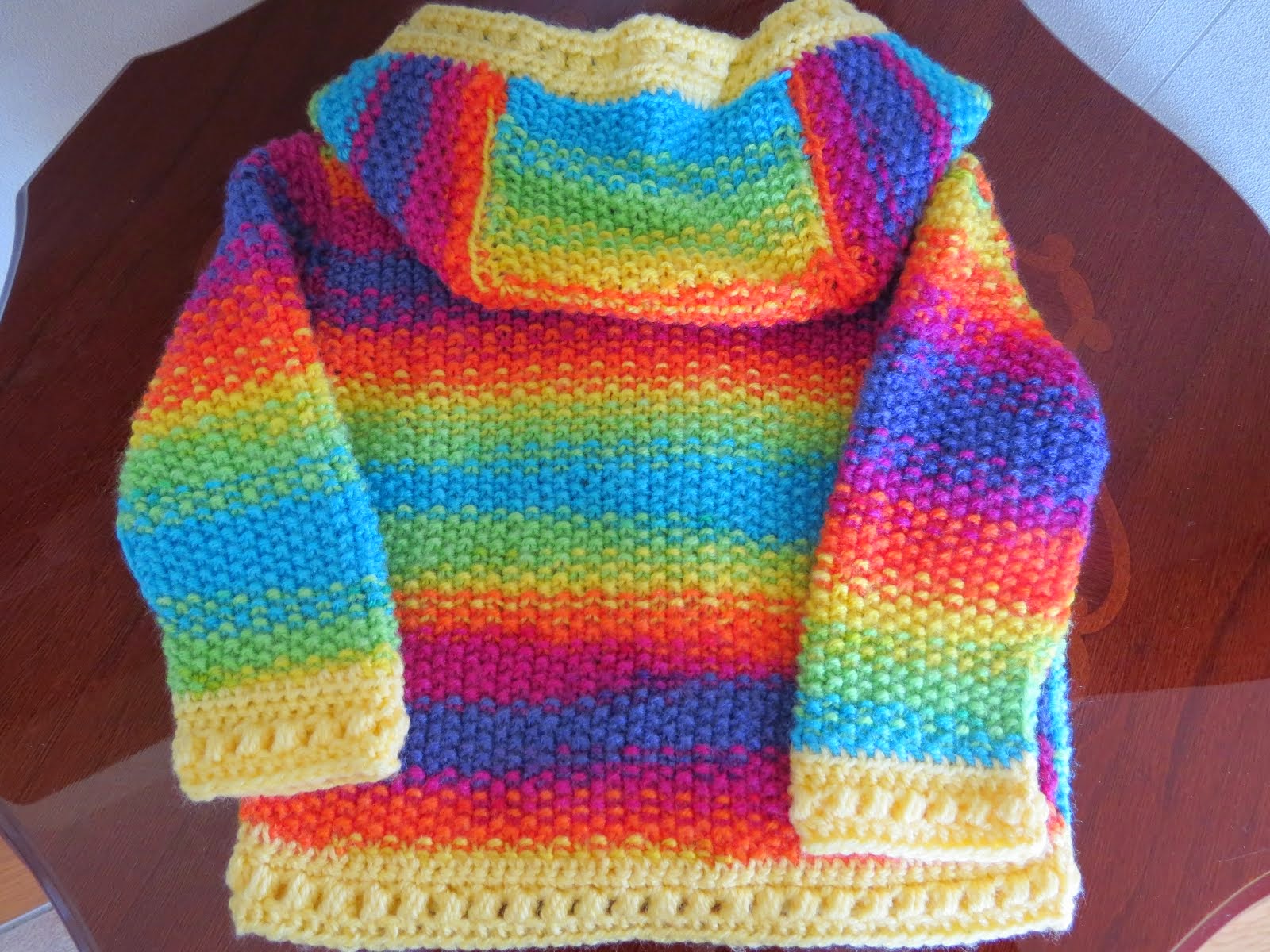 Carnival hand-knit Hoodie