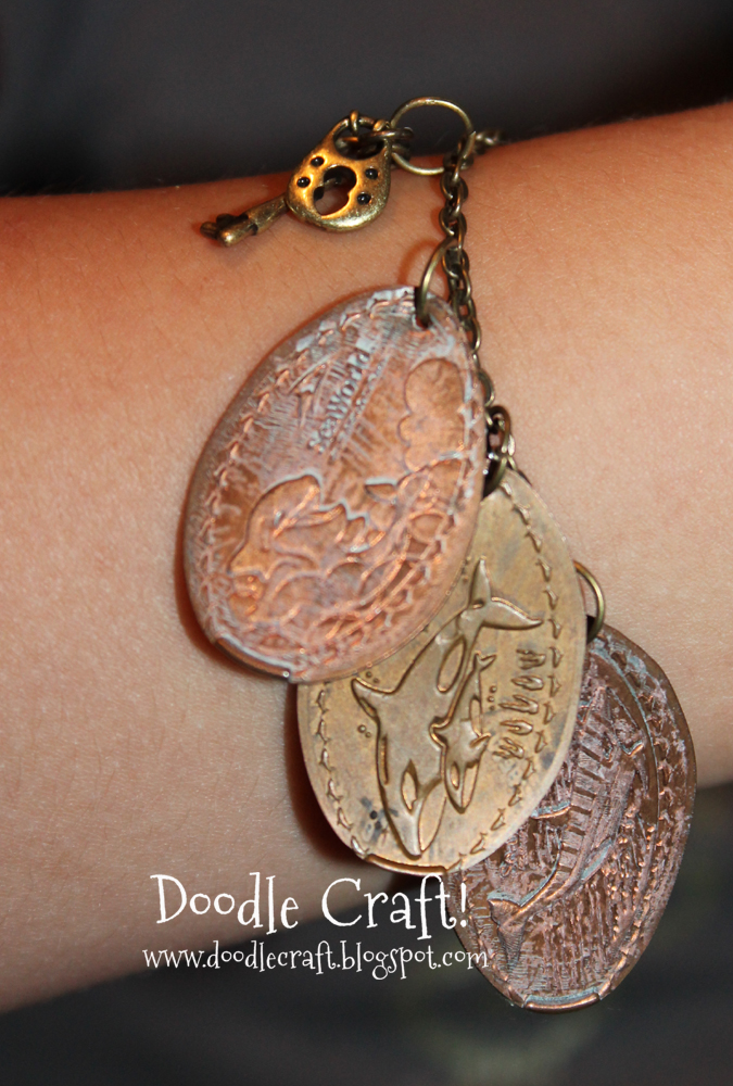 Doodlecraft Souvenir Penny Bracelet