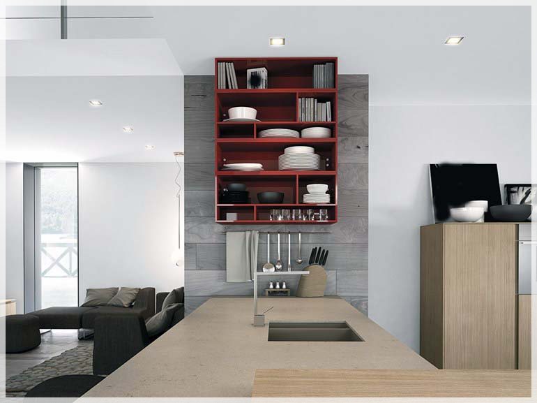 Minimalistisk kjøkken design interiør inspirasjon