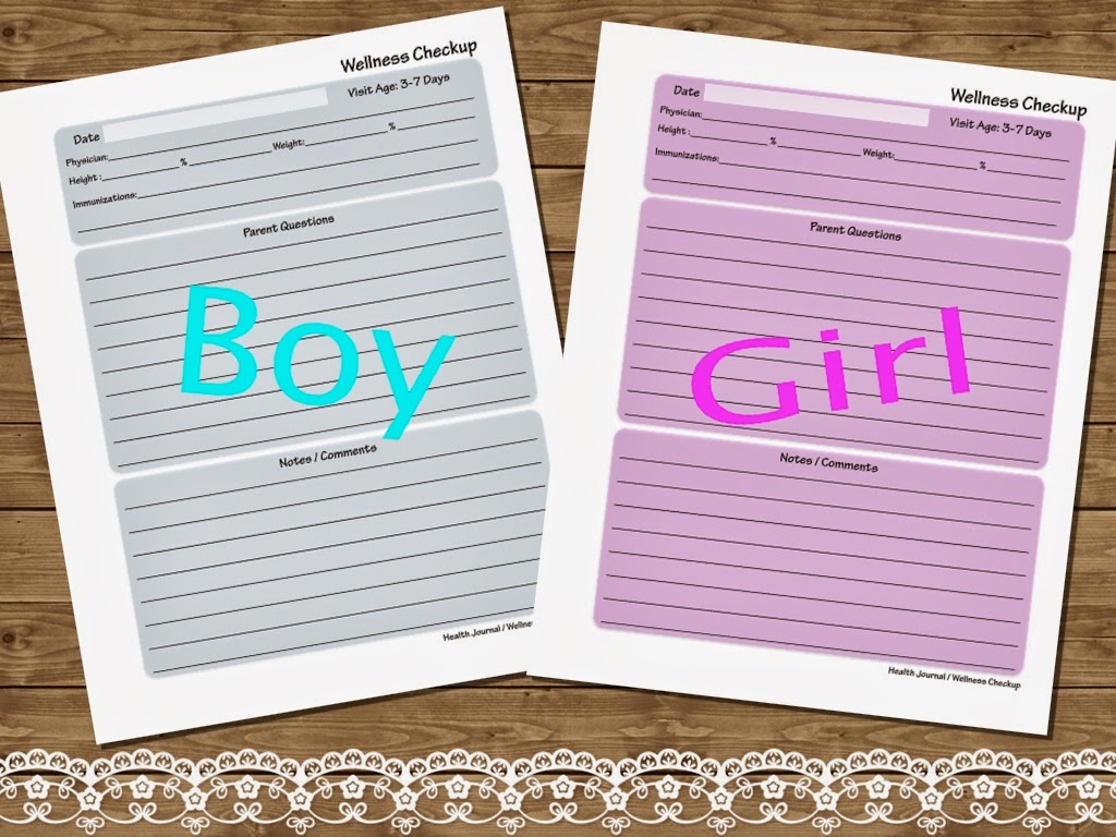 Sparkles Crafts Children's Health Journal