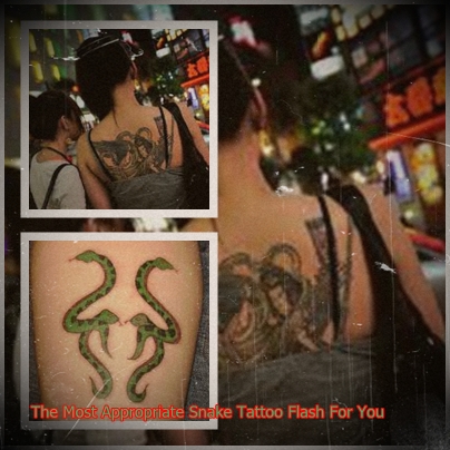 The Most Appropriate Snake Tattoo Flash For You