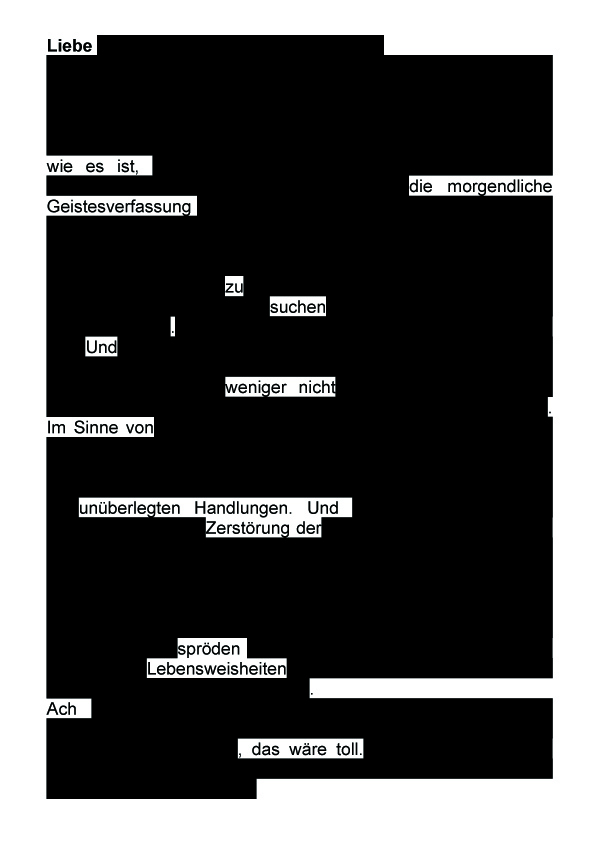 Blackout Mentalreserven