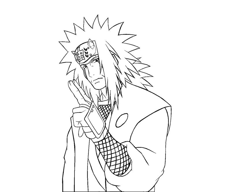 Jiraiya 13 Coloring | Crafty Teenager