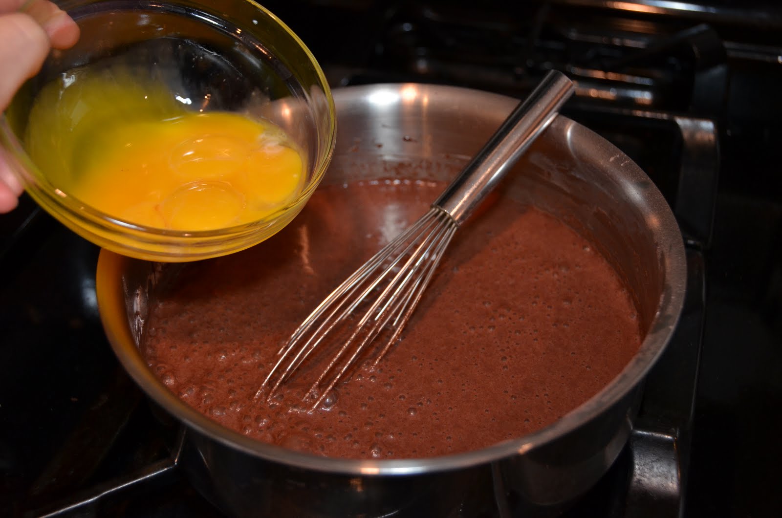 Playing with Flour Chocolate pudding
