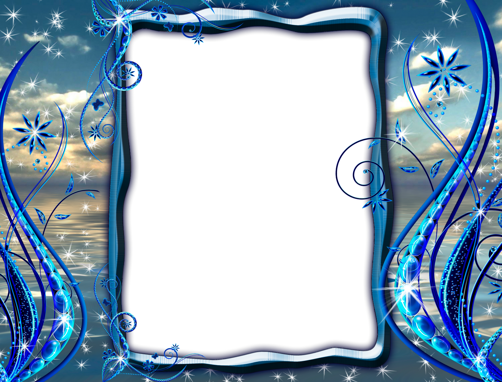Frame, Beautiful ocean, Picture frames