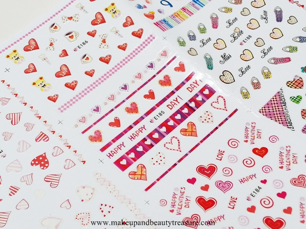 Heart-Nail-Stickers
