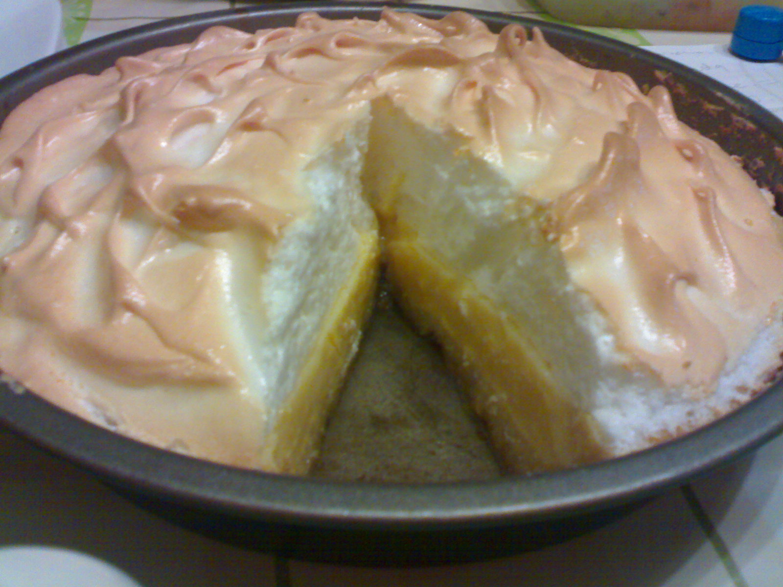 El Recetario de mi Madre Pie de limón o Pay de limón (Esther)