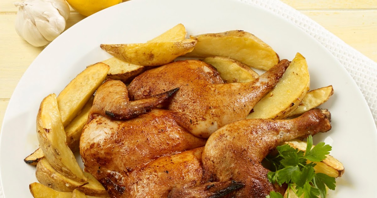 Simon Holst Everyday Easy Cooking Greekstyle Butterflied Chicken with Lemon Garlic Potatoes
