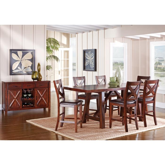 Counter Height Dining Room Set With Leather Chairs Counter Height Dining Room Set With Leather Chairs