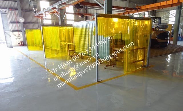 man nhua pvc ngan tia lua han màn nhựa pvc ngăn tia lửa hàn