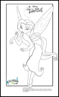 tinkerbell and friends silvermist coloring pages
