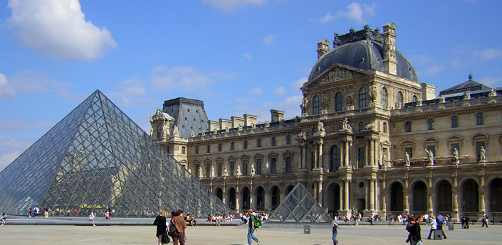 Louvre museum in Paris France
