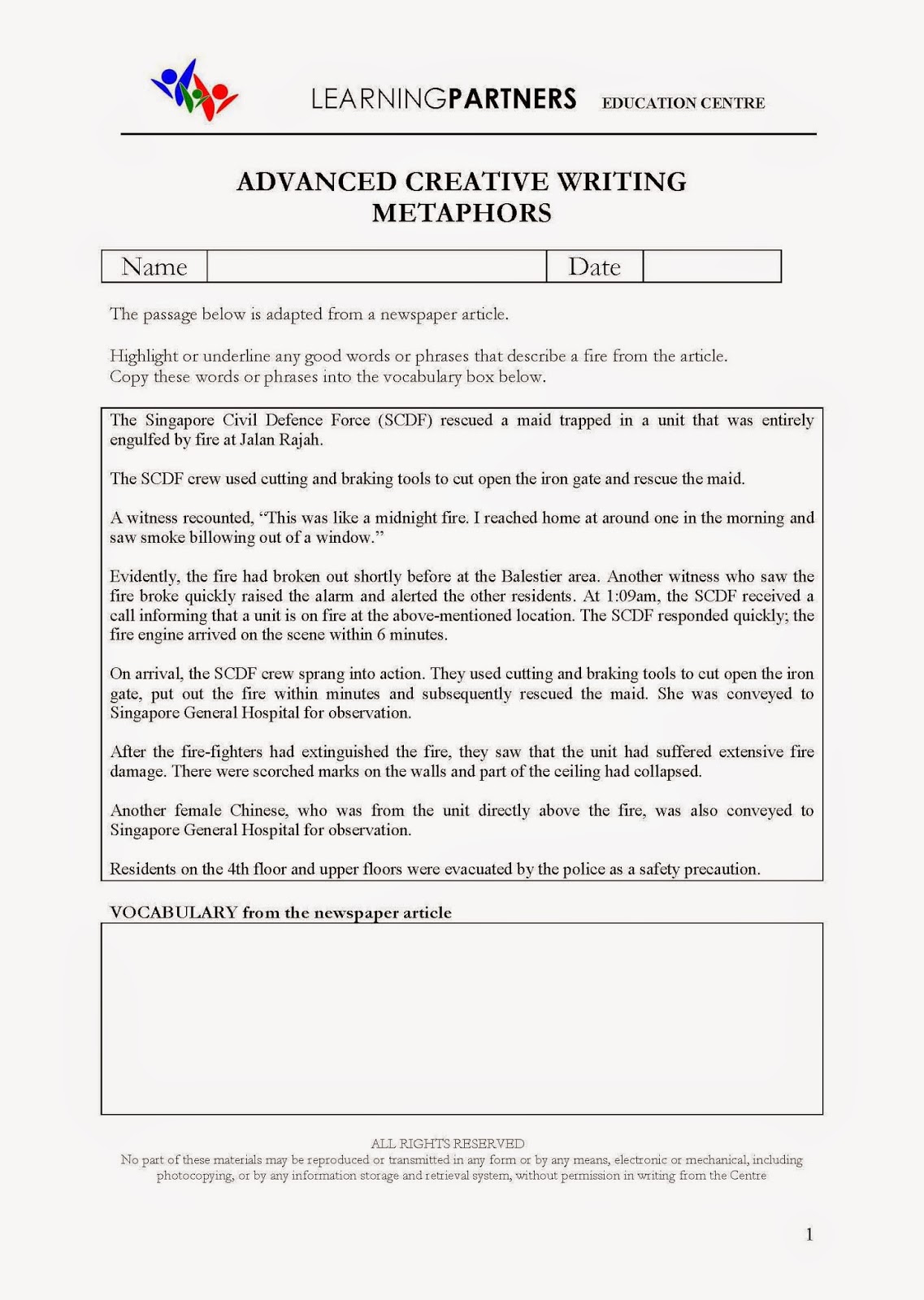 Vocabulary Words For Essay Writing
