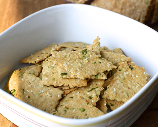 pepsakoy Spring onion & Sesame Oat Crackers