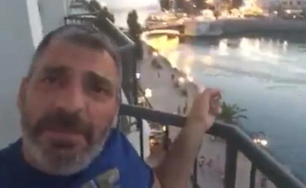 Γιάννης Σερβετάς: Το ...ατύχημα στις διακοπές του στη Χαλκίδα! (ΒΙΝΤΕΟ)
