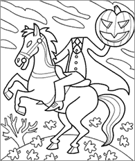 holloween coloring to print | Fantasy Coloring Pages