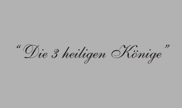 Gedichte Und Zitate Fur Alle 3 Heilige Konige Gedichte