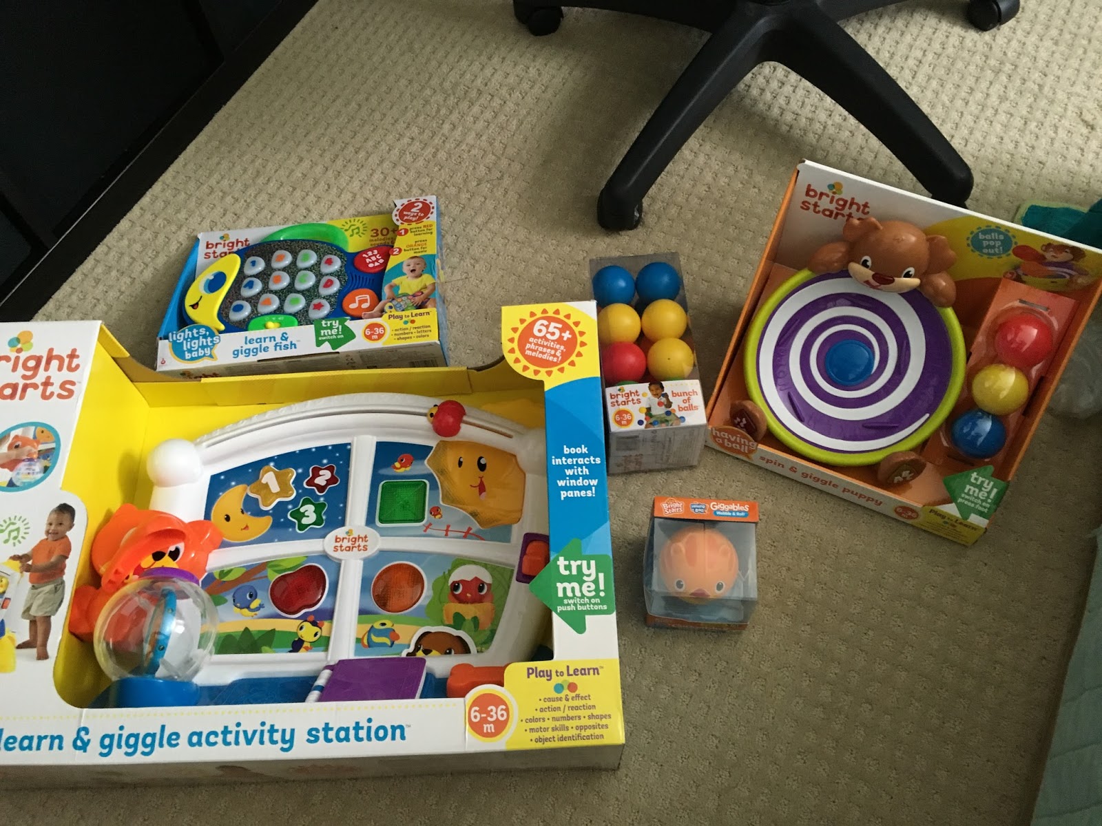 bright starts fish toy